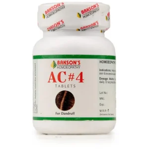 Bakson's Ac 4 Tablets (Dandruff)