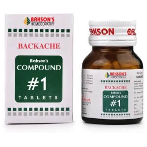 Bakson's Compound #1 (Backache)