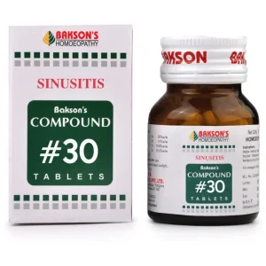Bakson's Compound #30 (Sinusitis)