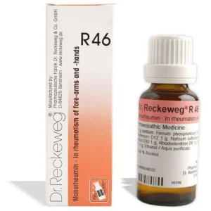 Dr. Reckeweg R46 (Manurheumin - Rheumatism Of Forearms And Hands)