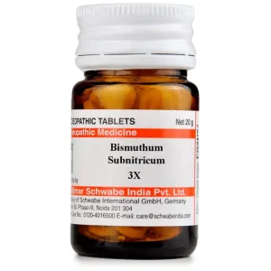 Dr. Willmar Schwabe India Bismuthum Subnitricum