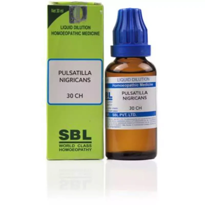 pulsatilla 30 uses in hindi