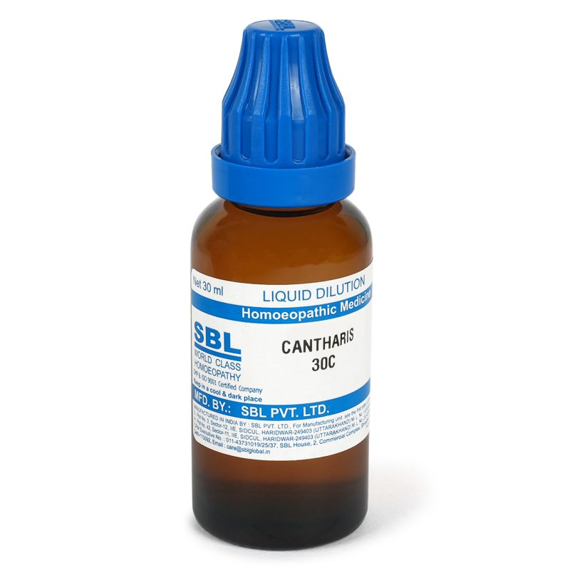 cantharis 30 uses in hindi