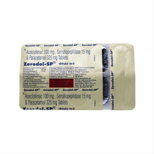 zerodol sp tablet uses in hindi
